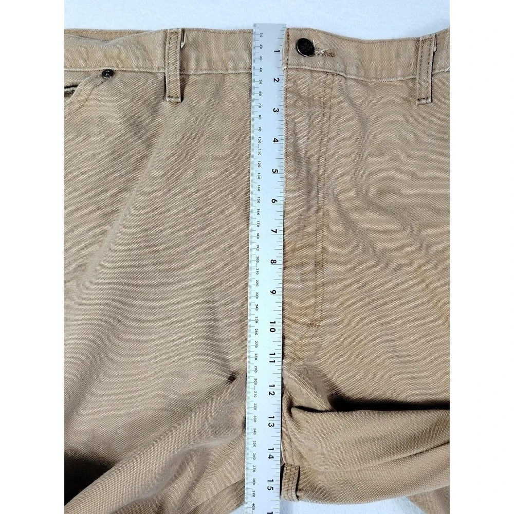 Dickies‎ Carpenter Pants Mens 44x30 Beige Canvas Workwear Utility Heavyweight